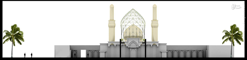 ساخت فاز اول گنبد جدید حرم‌امام‎حسین(ع) +عکس