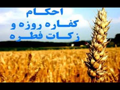 احکام روزه/پرداخت ماکارونی بعنوان کفاره روزه