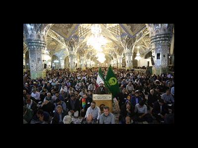 زمزمه دعای کمیل به شکرانه پیروزی جبهه مقاومت اسلامی