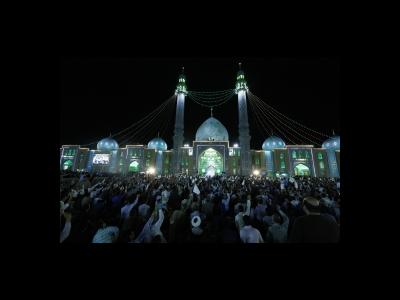 جشن ولادت امام حسن عسكري در مسجد مقدس جمكران