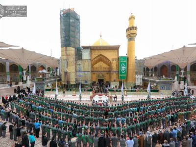 حرم امیرالمؤمنین(ع) میلاد نبوی و امام صادق(ع) را جشن گرفت+ تصاویر 