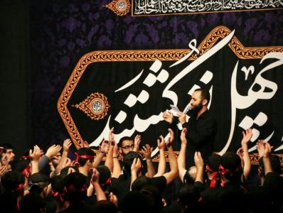  شب اول مراسم عزاداری دهه دوم فاطمیه در هیئت  ام ابیها (س) رشت