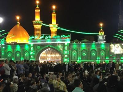 بین‌الحرمین در شب میلاد ریحانة‌الحسین (س) +فیلم