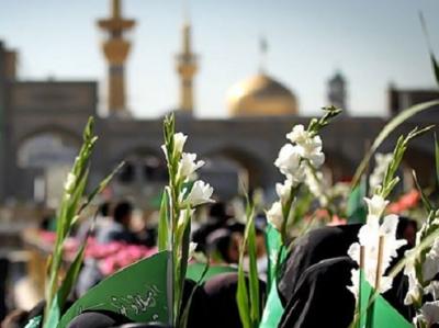 حرم امام رضا(ع) امشب گلباران می‌شود