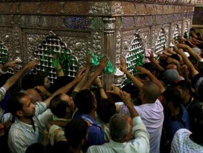 بستن ضریح امام حسین(ع) در روز عاشورا