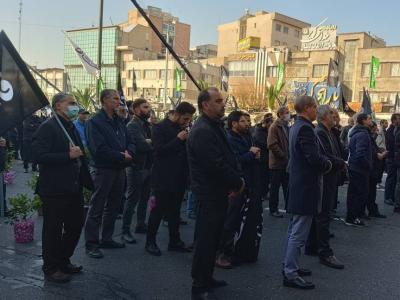 تجمع هیئت‌های عاشورای فاطمی در میدان هفت تیر برگزار شد + عکس